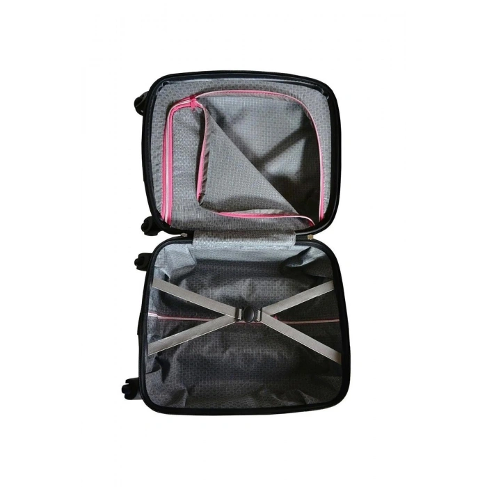 Mickey Mouse Kız Çocuk Valizi Kırmızı Siyah