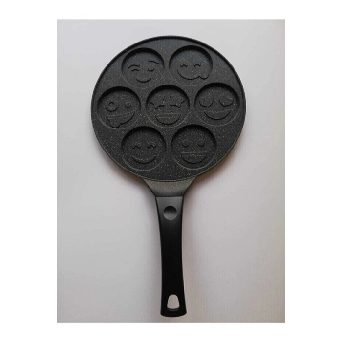Gülenyüz Smile Pankek Krep Tavası Döküm Granit 28 Cm