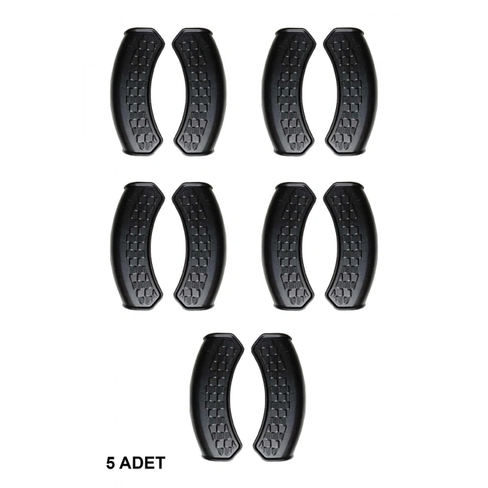 Yanmaz Yapışmaz Silikon Tencere Tutacağı Silikon Kulp Tutacak - 5 Adet Çift