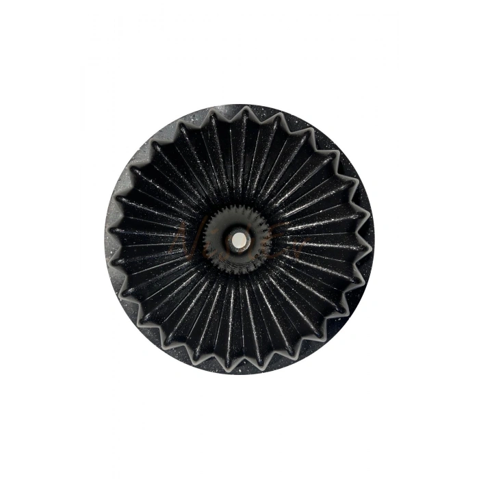 Hanımeli Döküm Kek Turta Kalıbı Siyah Renk 26cm