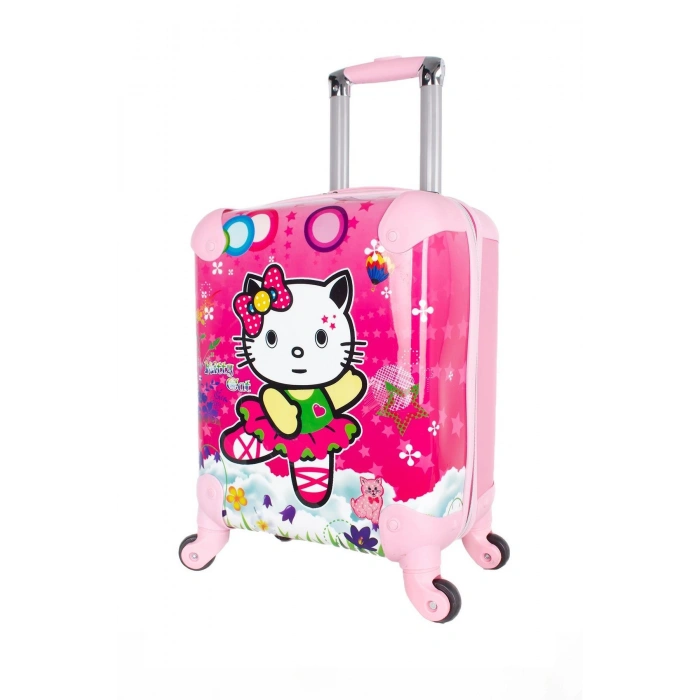 Hello Kity Kız Çocuk Valizi Pembe