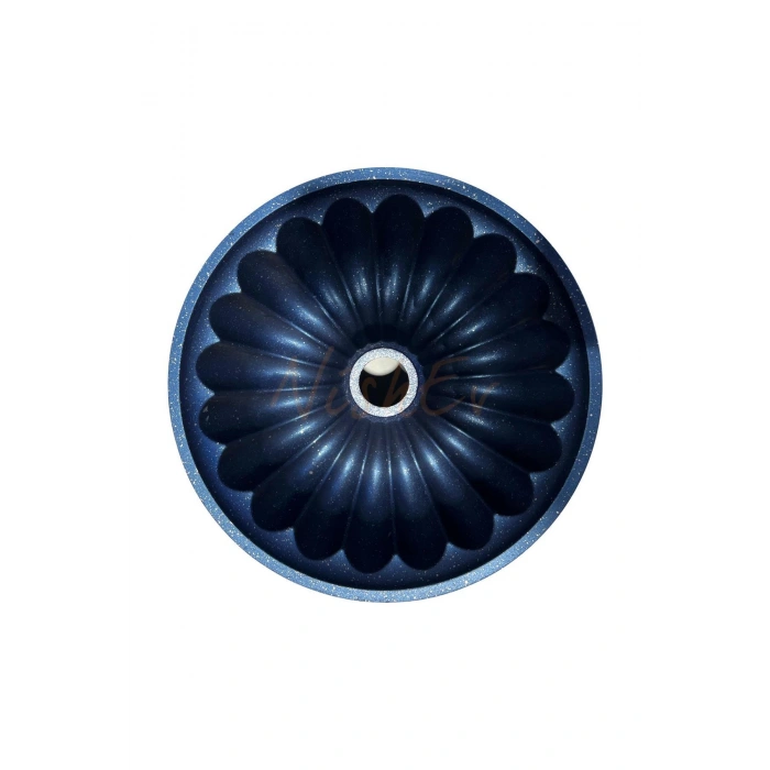 Hanımeli Döküm Kek Turta Kalıbı Mavi Renk 26 Cm