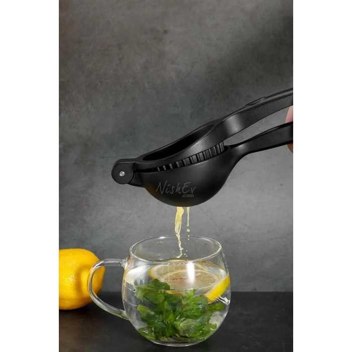 Demir Döküm Paslanmaz Narenciye Limon Sıkacağı Uzun Ömürlü Portakal Narenciye Sıkıcı 23 Cm