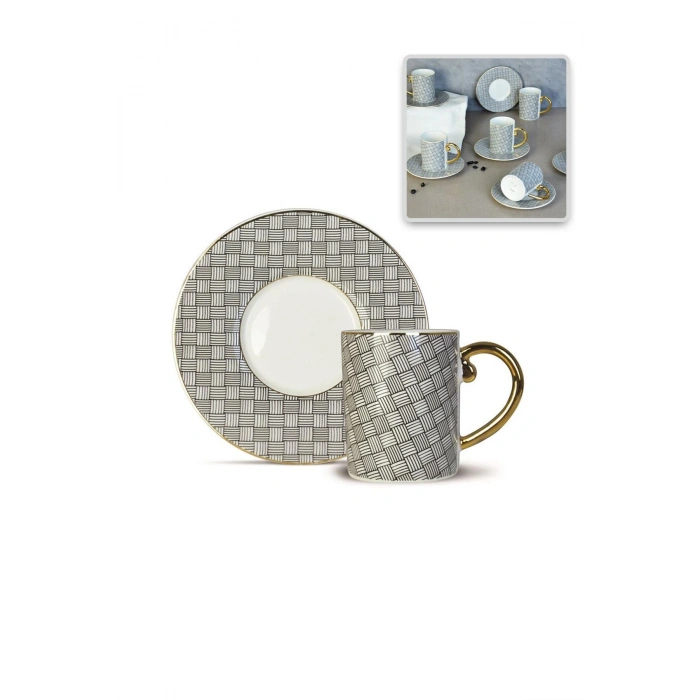 Protocol London Linda 6lı Kahve Fincanı Takımı