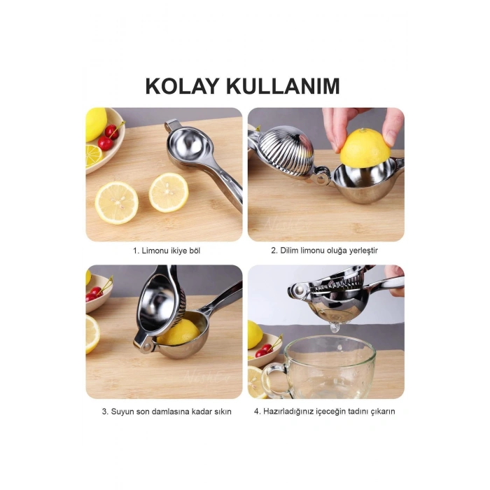 Döküm Narenciye Limon Sıkacağı Lisanslı