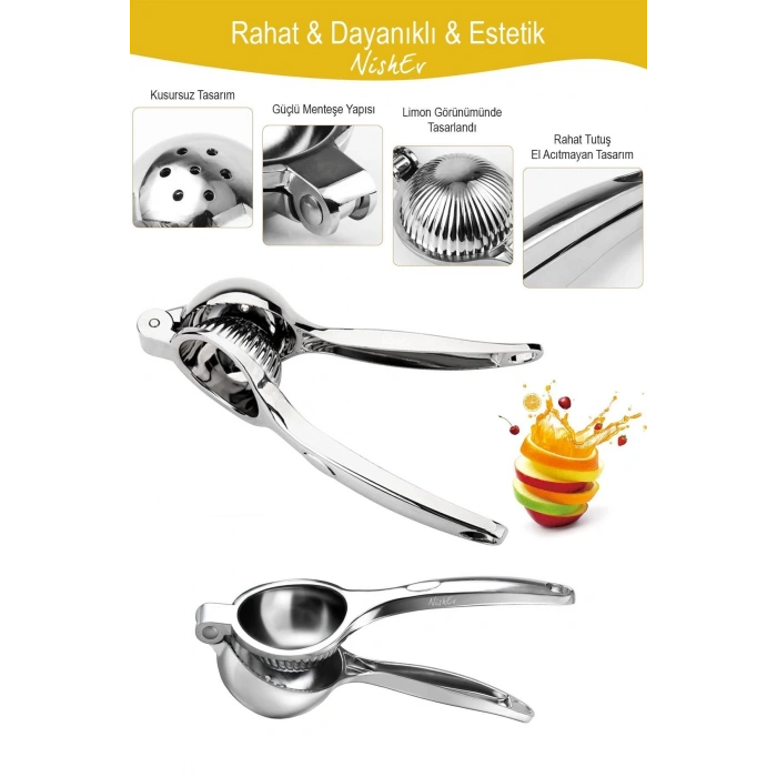 Döküm Narenciye Limon Sıkacağı Lisanslı