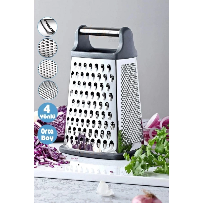 Çok Fonksiyonlu Silikon Tabanlı Çelik El Rendesi