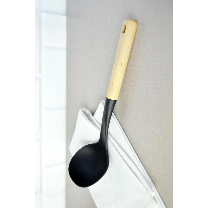 Bambu Saplı Silikon Kepçe