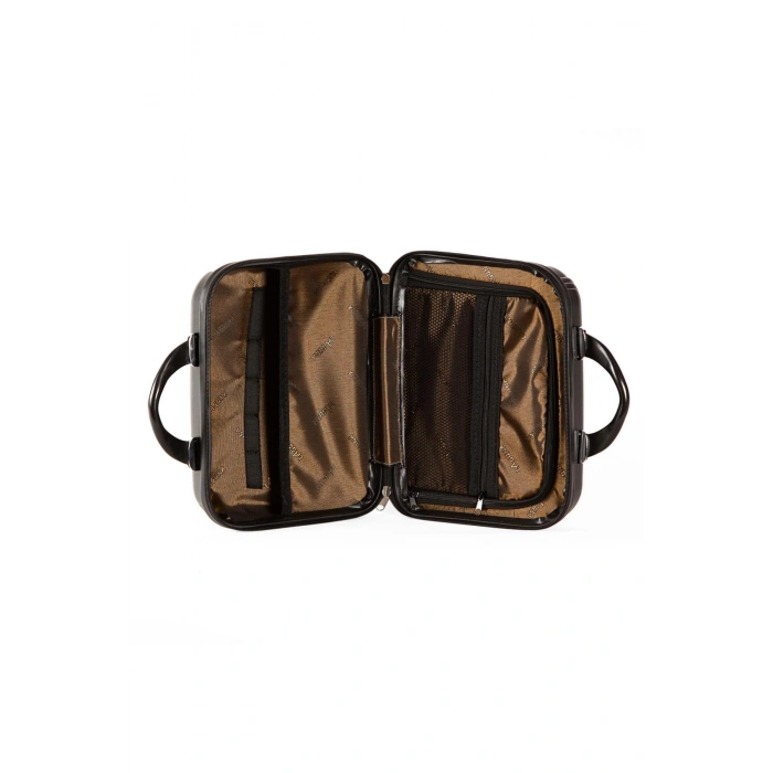 Siyah Makyaj Çantası Darbelere Karşı Yüksek Koruma Yerli Üretim