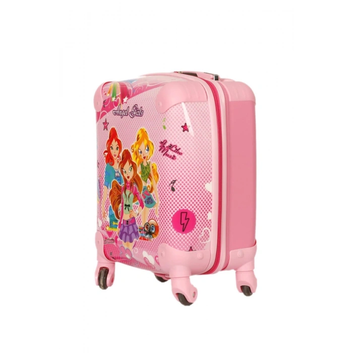 Angel Girls Woman Kız Çocuk Valizi – Pembe