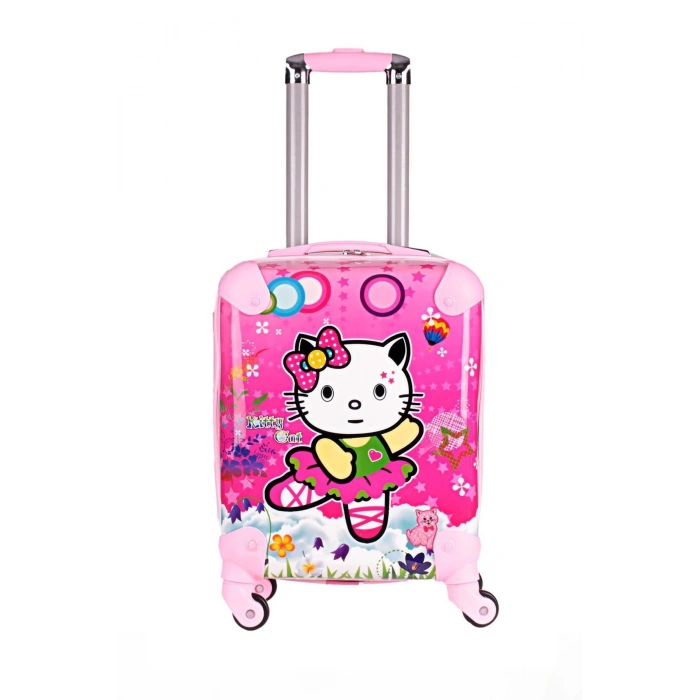 Hello Kity Woman Kız Çocuk Valizi – Pembe