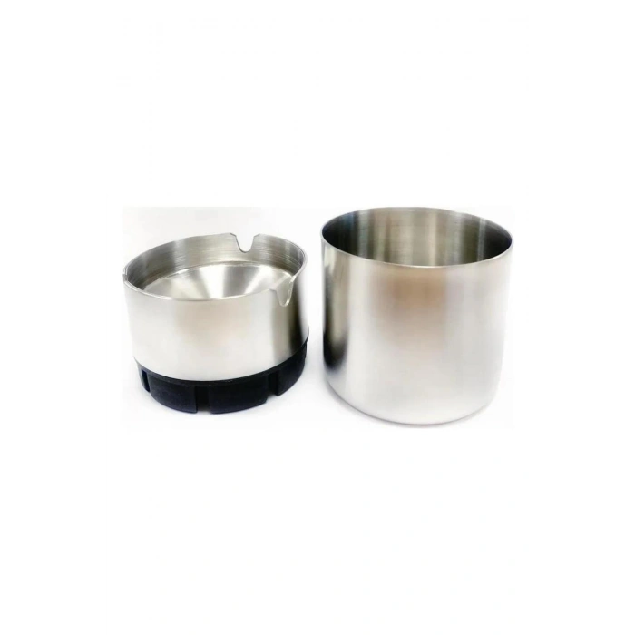 Paslanmaz Oto Küllük Dekoratif Küllük Metal Küllük Kokusuz Küllük 2 Adet