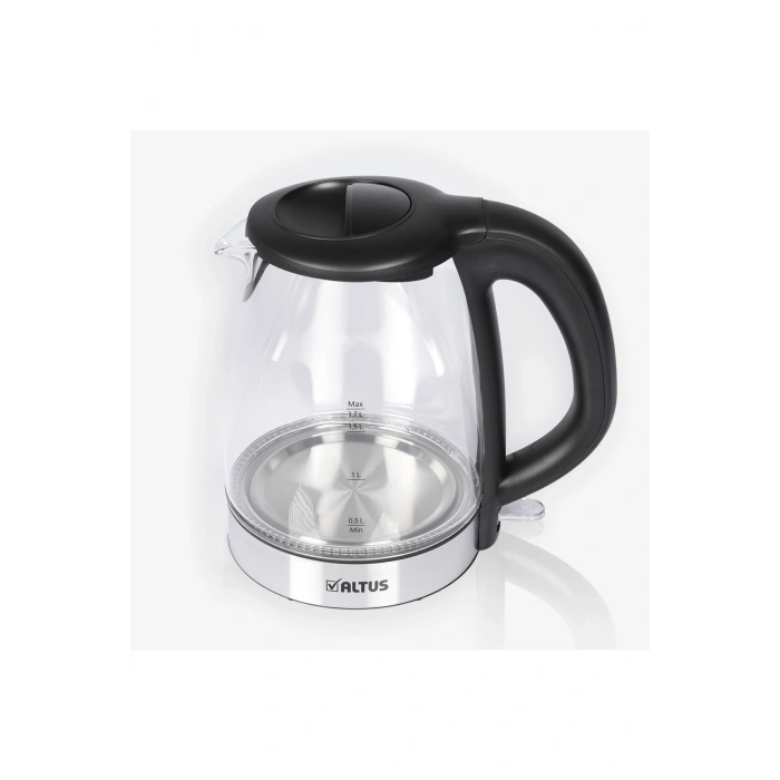 Al 4064 C 1.7 L Cam Kettle, 2200w, Led Işıklı, 360° Döner Taban, Otomatik Kapanma, Şık Tasarım