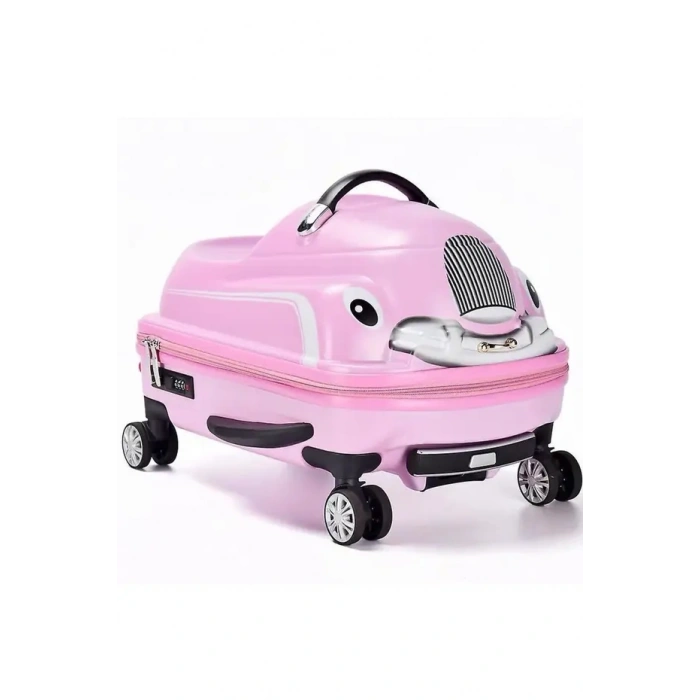 Evini Sev ABS Sürülebilir Çocuk Valizi Pembe