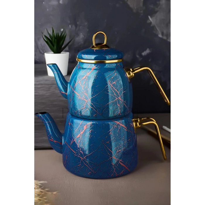 Protocol London Lüks Elite Class Kırık Mermer Çaydanlık Takımı / Özel Tasarım