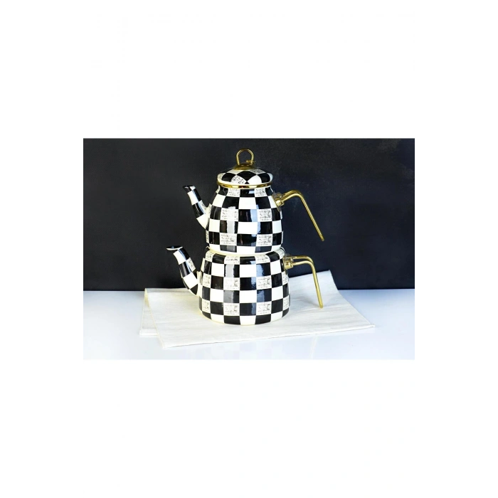 Lüks Elite Class Kırık Mermer Çaydanlık Takımı / Özel Tasarım