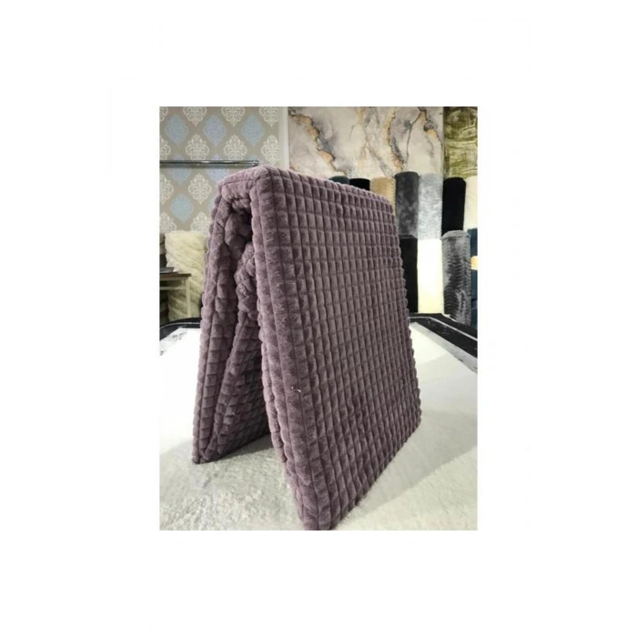 Merinos Çift Kişilik Piramit Soft Battaniye