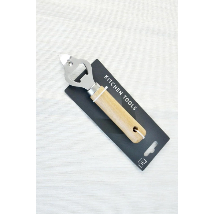 Küçük Ahşap Saplı Mutfak Aleti, Şık ve Kullanışlı Tasarım, Siyah Renk