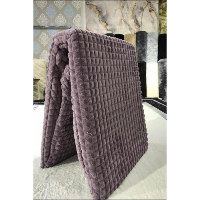 Merinos Çift Kişilik Battaniye Piramit Soft Renkler Nishev-p000075