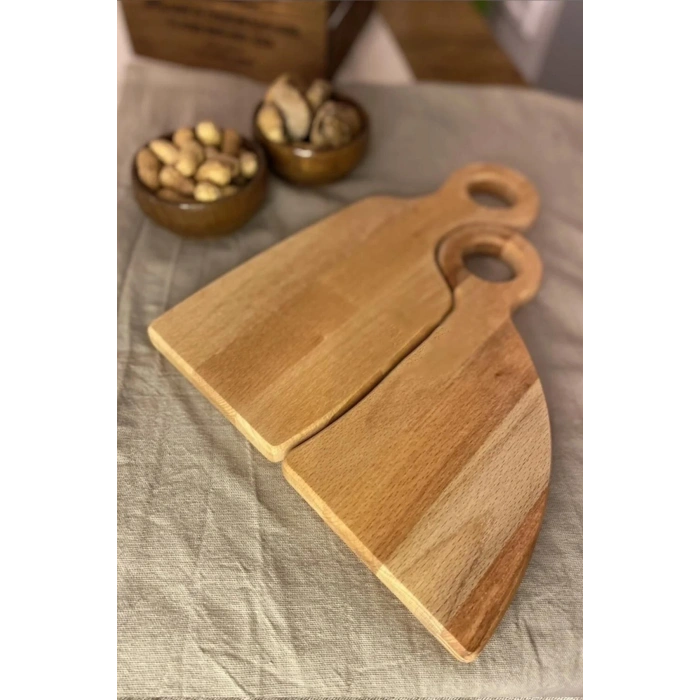 Analı Kızlı 2li Sunum Tahtası Açık Koyu