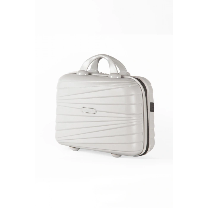 Gri Makyaj Çantası Darbelere Karşı Yüksek Koruma Yerli Üretim