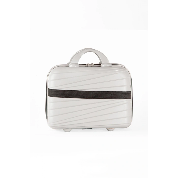 Gri Makyaj Çantası Darbelere Karşı Yüksek Koruma Yerli Üretim