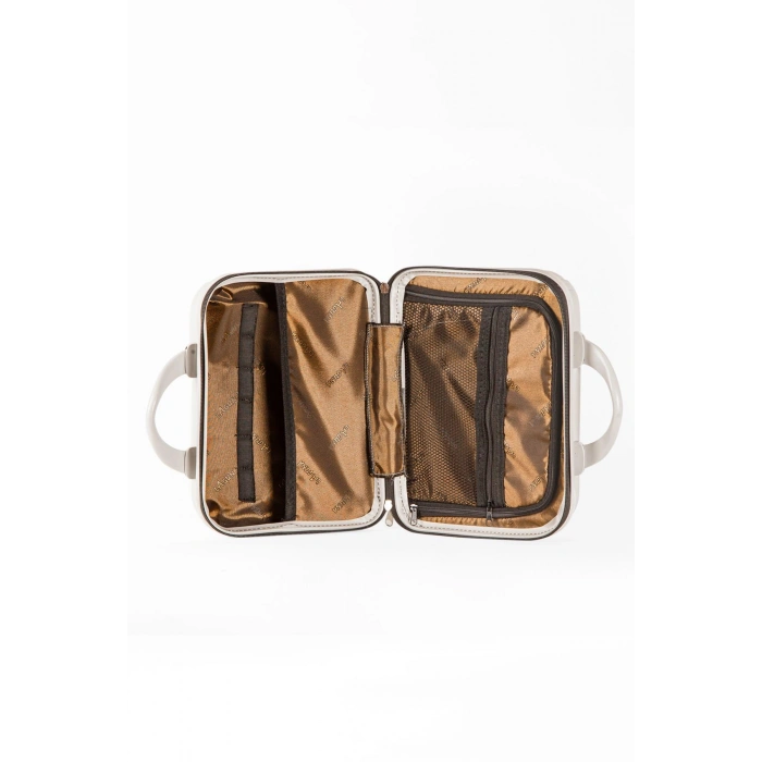 Gri Makyaj Çantası Darbelere Karşı Yüksek Koruma Yerli Üretim