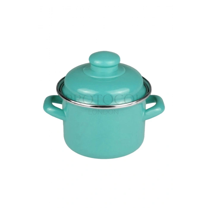 Emaye Mini Derin Tencere 12 Cm 900 ml