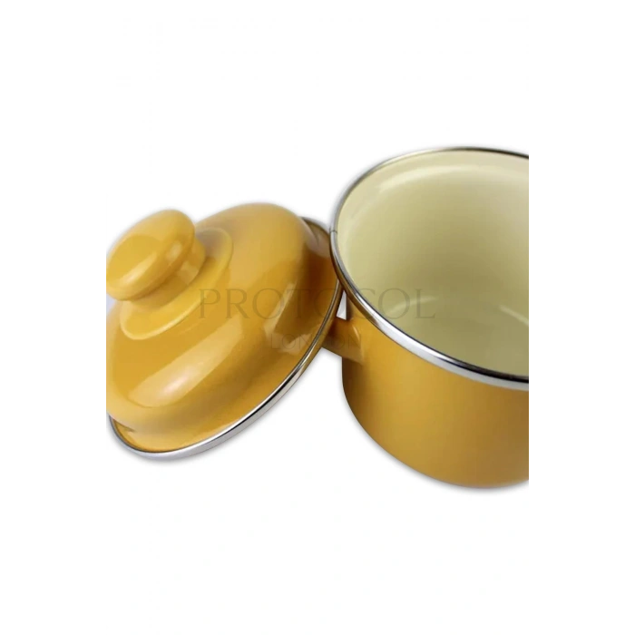 Emaye Mini Derin Tencere 12 Cm 900 ml