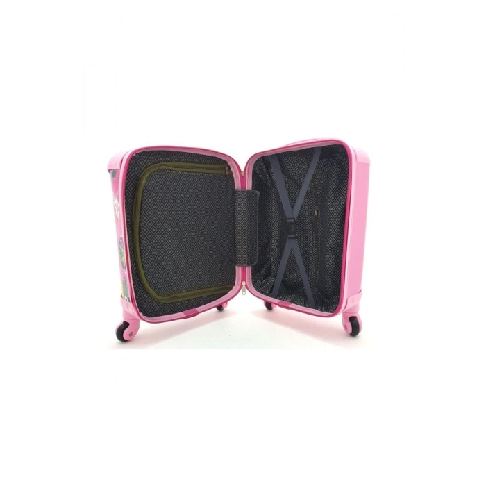 Prenses Çocuk Valizi Pembe