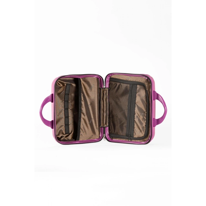 Mor Makyaj Çantası Darbelere Karşı Yüksek Koruma Yerli Üretim