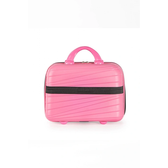 Pembe Makyaj Çantası Darbelere Karşı Yüksek Koruma Yerli Üretim