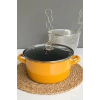 Milano Cat Kızartma Tenceresi Sarı 22 Cm 4,5 Lt