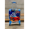 Speedy Cars Man Erkek Çocuk Valizi Mavi