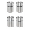 Paslanmaz Oto Küllük Dekoratif Küllük Metal Küllük Kokusuz Küllük 4 Adet