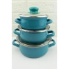 12/14/16 Cm Mini Emaye Tencere Seti -