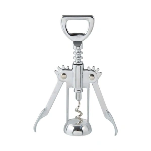 Metal Krom Tirbuşon Profesyonel ve Kolay Kullanım Şişe Açacağı