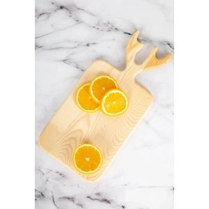 Ahşap Geyikli Kesme Tahtası, Servis Sunum Tabağı