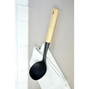 Bambu Saplı Silikon Kepçe