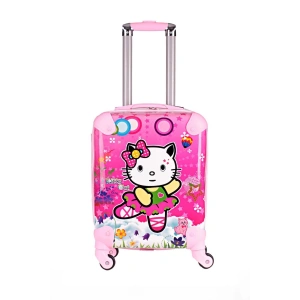 Hello Kity Woman Kız Çocuk Valizi – Pembe