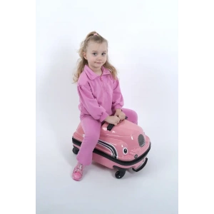 Evini Sev ABS Sürülebilir Çocuk Valizi Pembe