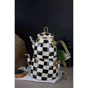 Lüks Elite Class Kırık Mermer Çaydanlık Takımı / Özel Tasarım