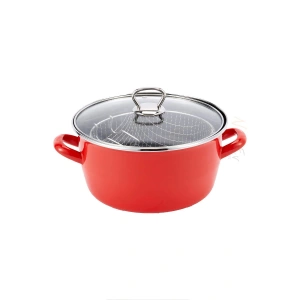 Emaye Kızartma Tenceresi 26 Cm 4,5 Lt