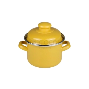 Emaye Mini Derin Tencere 12 Cm 900 ml