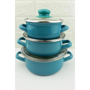 12/14/16 Cm Mini Emaye Tencere Seti -