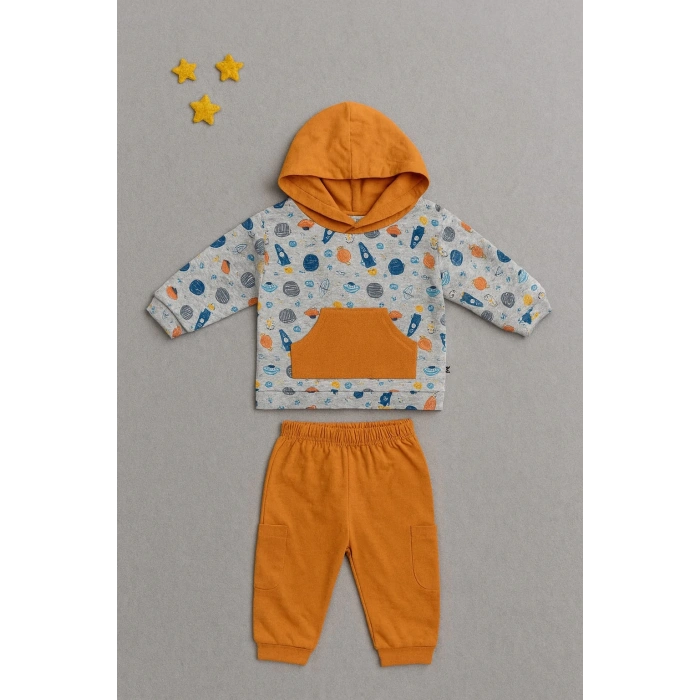 2li Kapüşonlu Takım (Sweatshirt + Pantolon)
