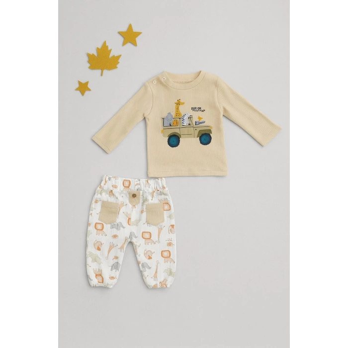 Erkek Bebek Pijama Takımı