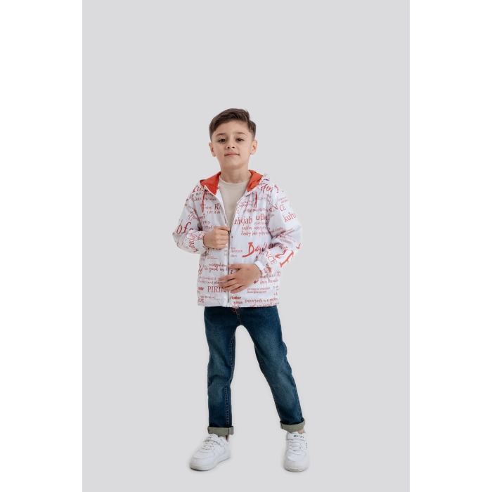Yağmurluk, Tişört ve Pantolon Çocuk 3’lü Takım