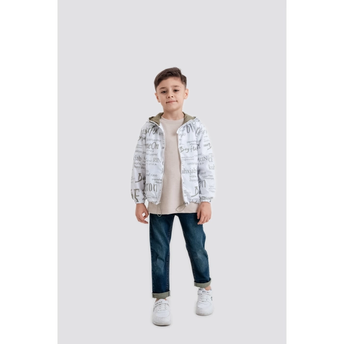 Yağmurluk, Tişört ve Pantolon Çocuk 3’lü Takım