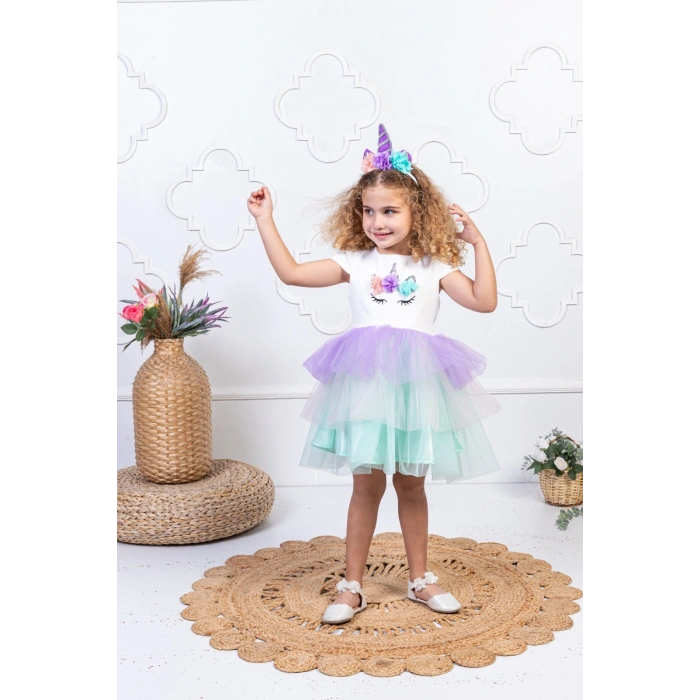 Unicorn Tütülü Elbise